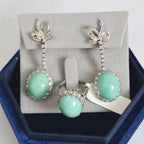 Set de Turquesas con diamantes