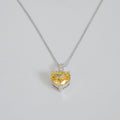 Dije de citrina corazón