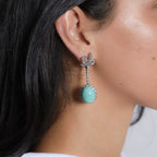 Set de Turquesas con diamantes