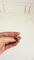 Anillo de oro con diamantes del siglo XX